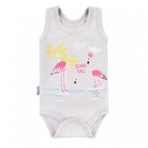 ewa klucze - Ewa Klucze bodysuit sleeveless family gray/pink - Mari Kali Stores Cyprus